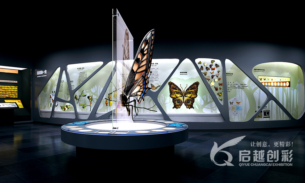 蝶舞彩云南川，啟越創彩繪展館——記云南四川啟越創彩展覽展示服務的圖文設計之旅