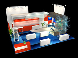 特裝展覽模型展示臺的圖文設計策略